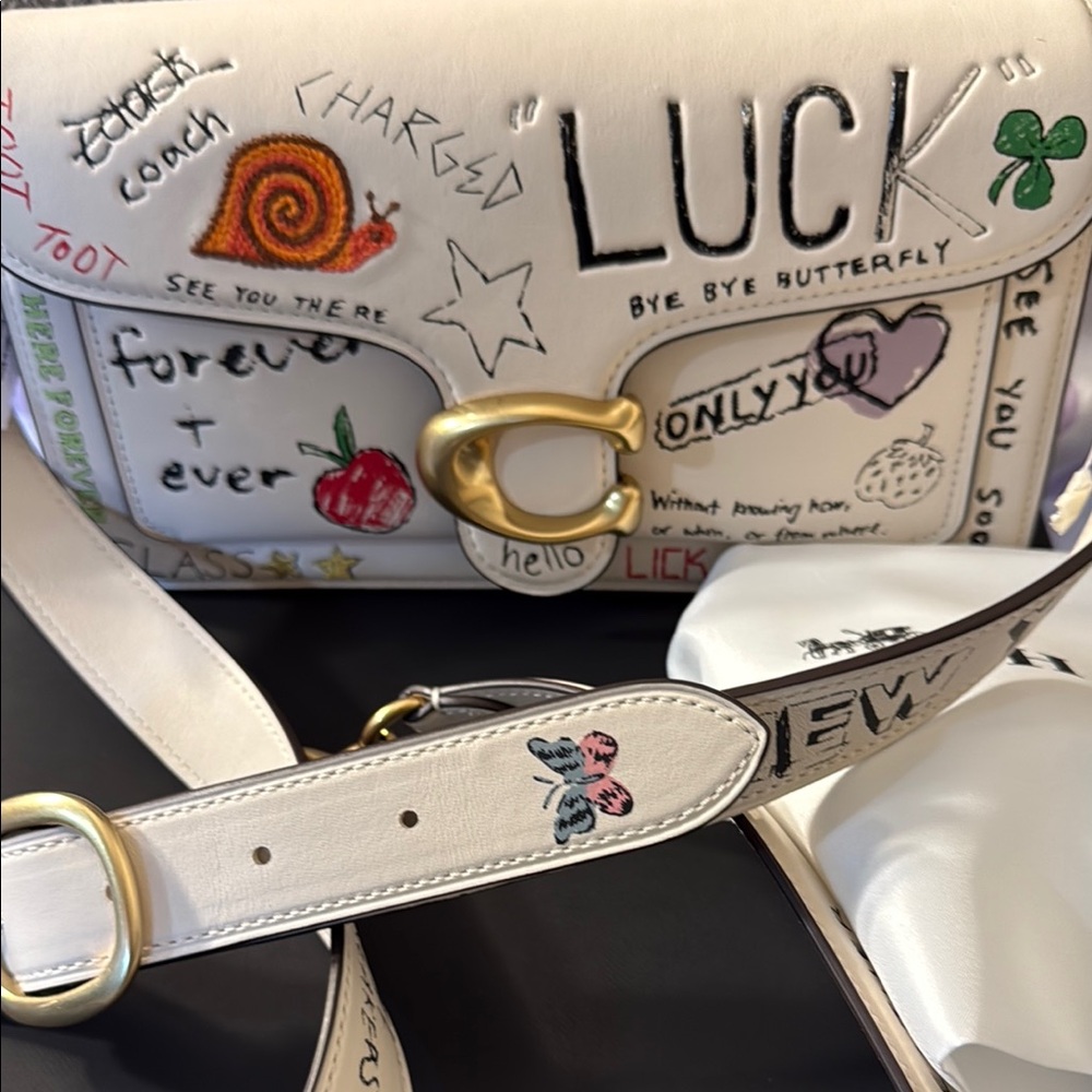 Coach Multicolor Graffiti Shoulder Bag